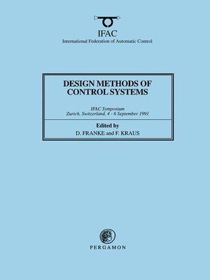 cover image of Design Methods of Control Systems